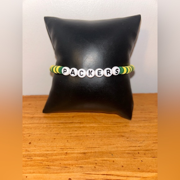 Green Bay Packers Heishi Bracelet - Picture 1 of 9